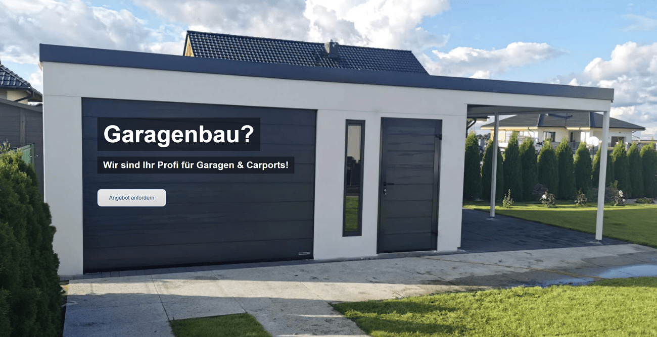 Garagenbau Aalen | ↗️ IGCP-Garagen.de ☎️ Carport, Großraumgaragen
