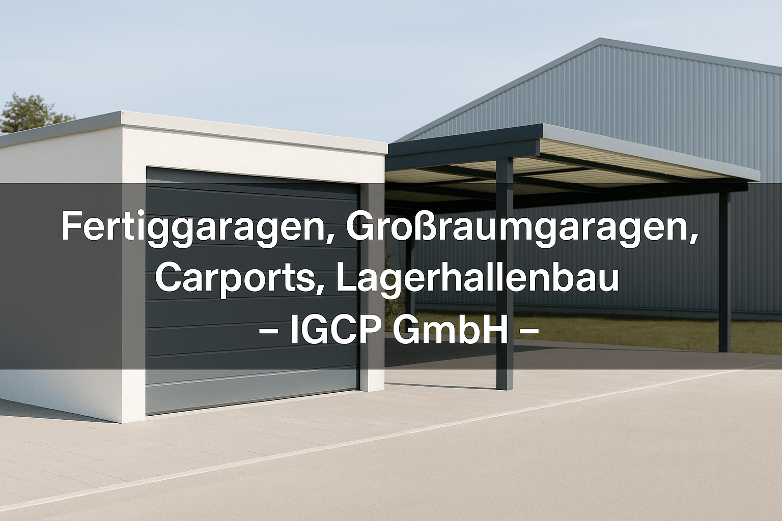 Garagenbau Kirchardt - 🏡IGCP-Garagen.de: ✓Fertiggarage, Carport, Lagerhallen, Hallenbau